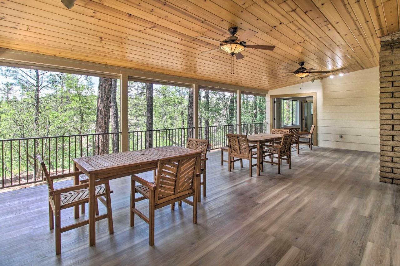 Pinetop Creekside Cabin Secret Game Room! Экстерьер фото